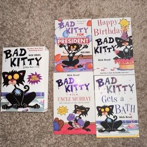 Scholastic Bad Kitty Book Set - Black, White, Purple
